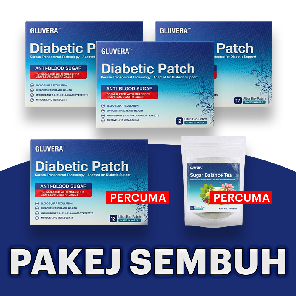 PAKEJ SEMBUH (3 KOTAK + FREE 2 KOTAK + FREE TEH HERBA)